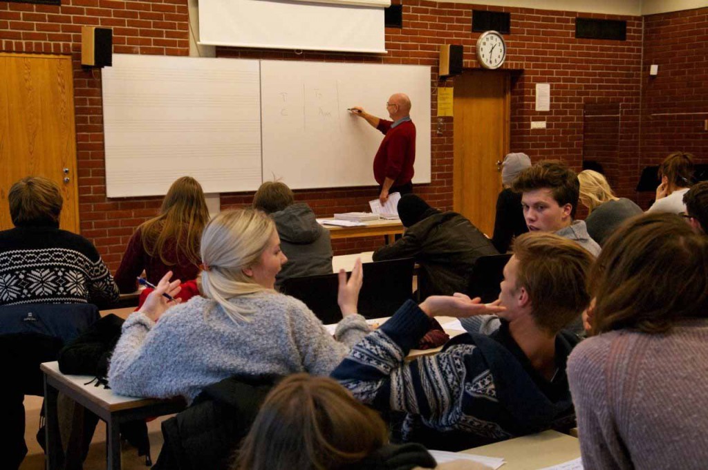 Her har Od E. Mickelsson kurs i høgskoleprep på rom 2.